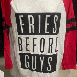 VS Pink Quarter Sleeve Shirt